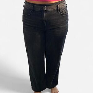 American Eagle Outfitters Black Straight Leg Jeans